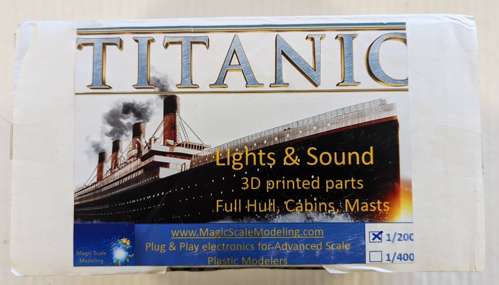 MAGIC SCALE MODELING TITANIC LIGHTS SOUND Model Ships Kits