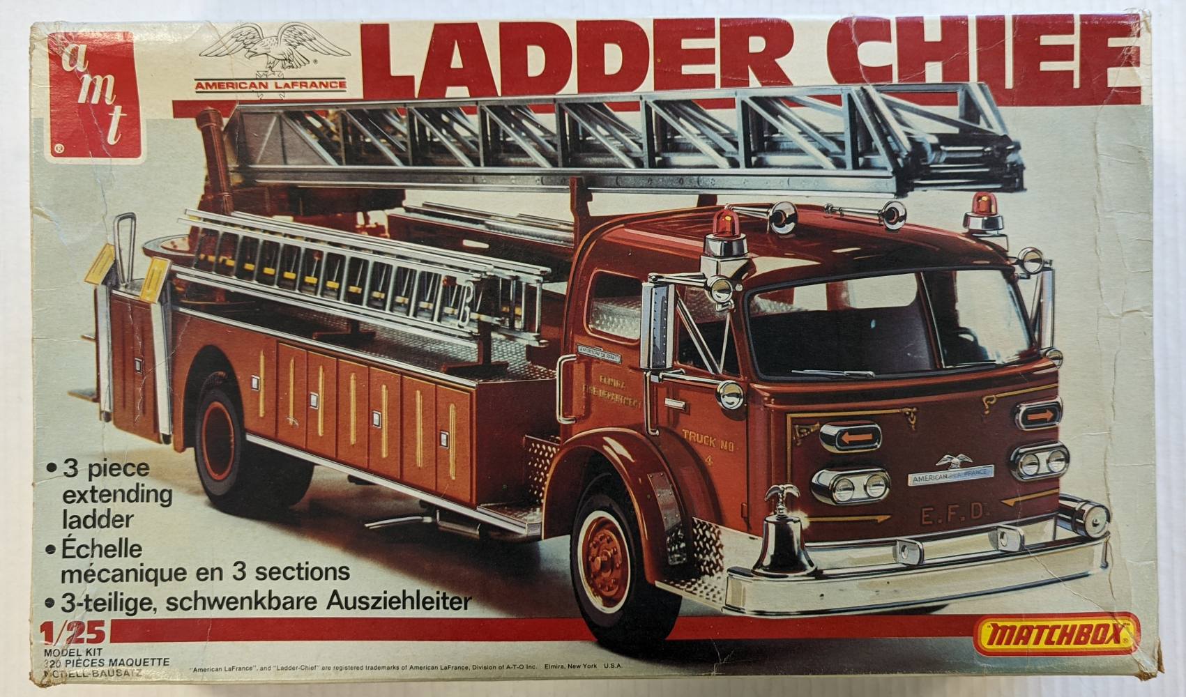 MATCHBOX PK6121 LADDER CHIEF Cars, Motorbikes & Trucks Model kits