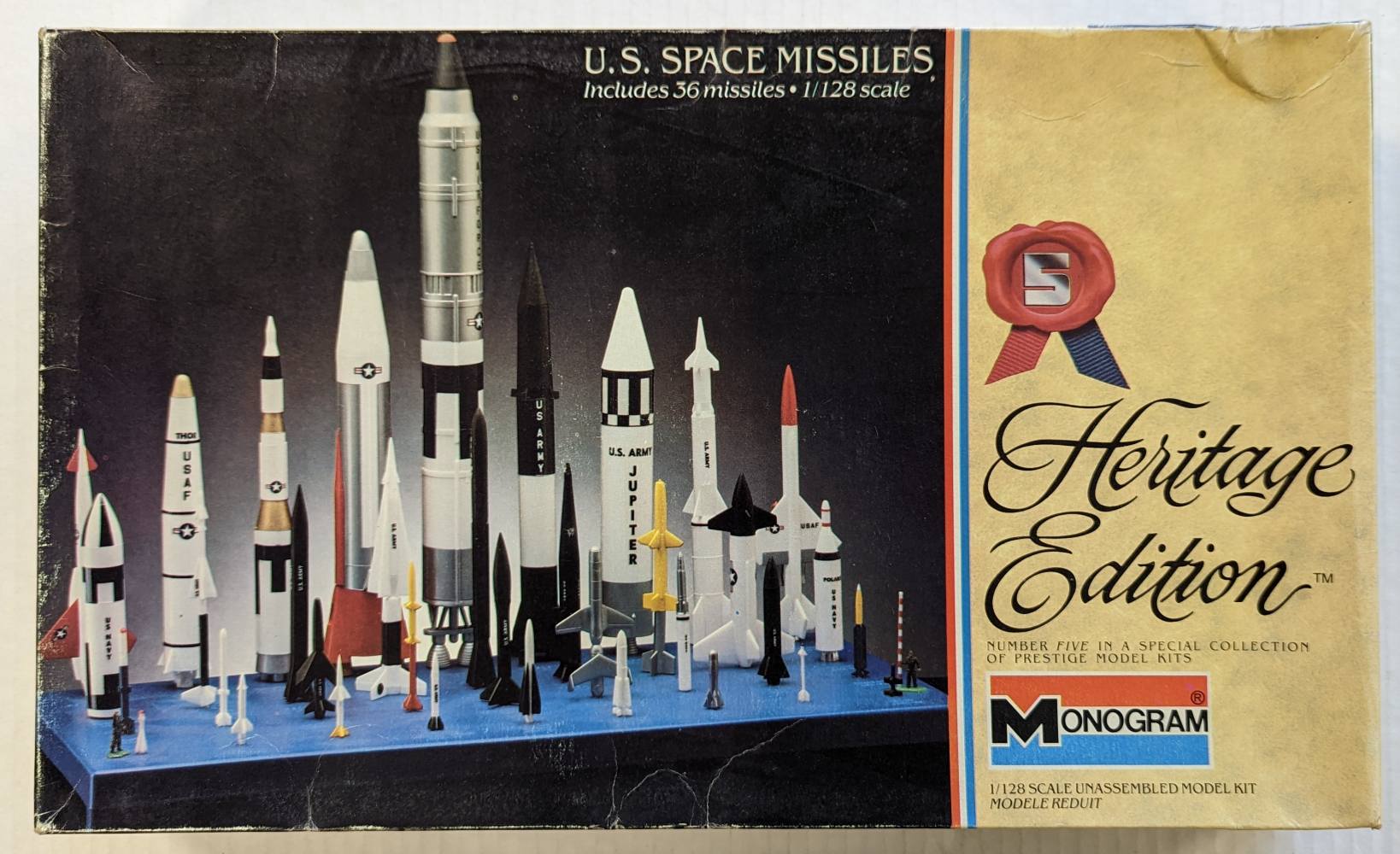 MONOGRAM  6055 U.S. SPACE MISSILES  Space Model kits