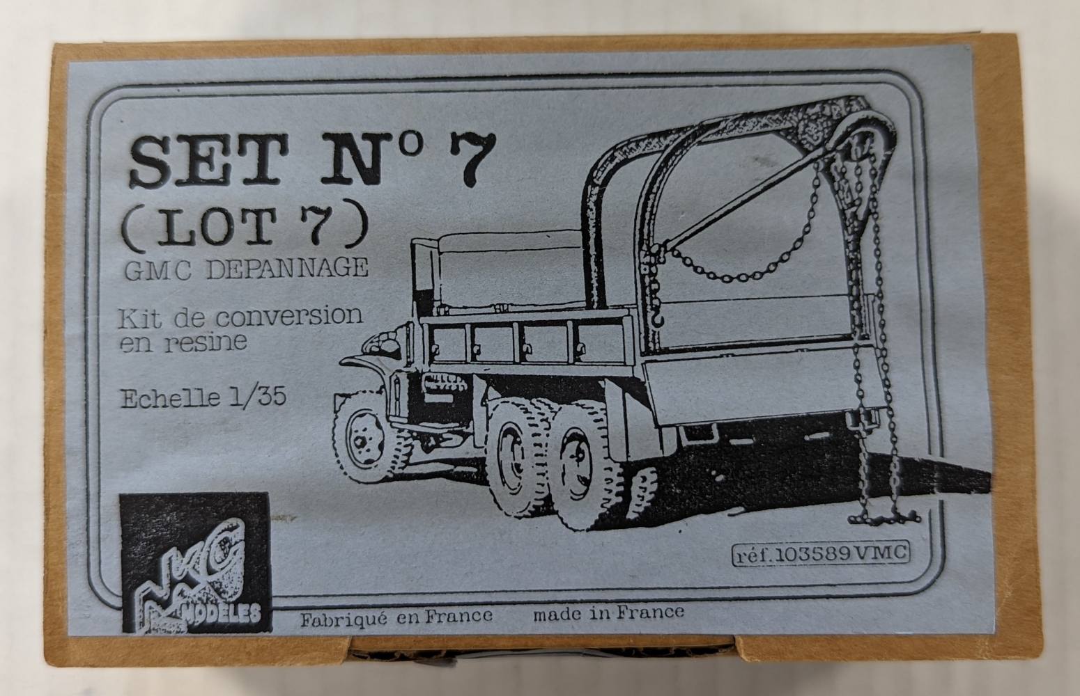 NKC 103589 SET N7 GMC REPAIR Conversion Sets