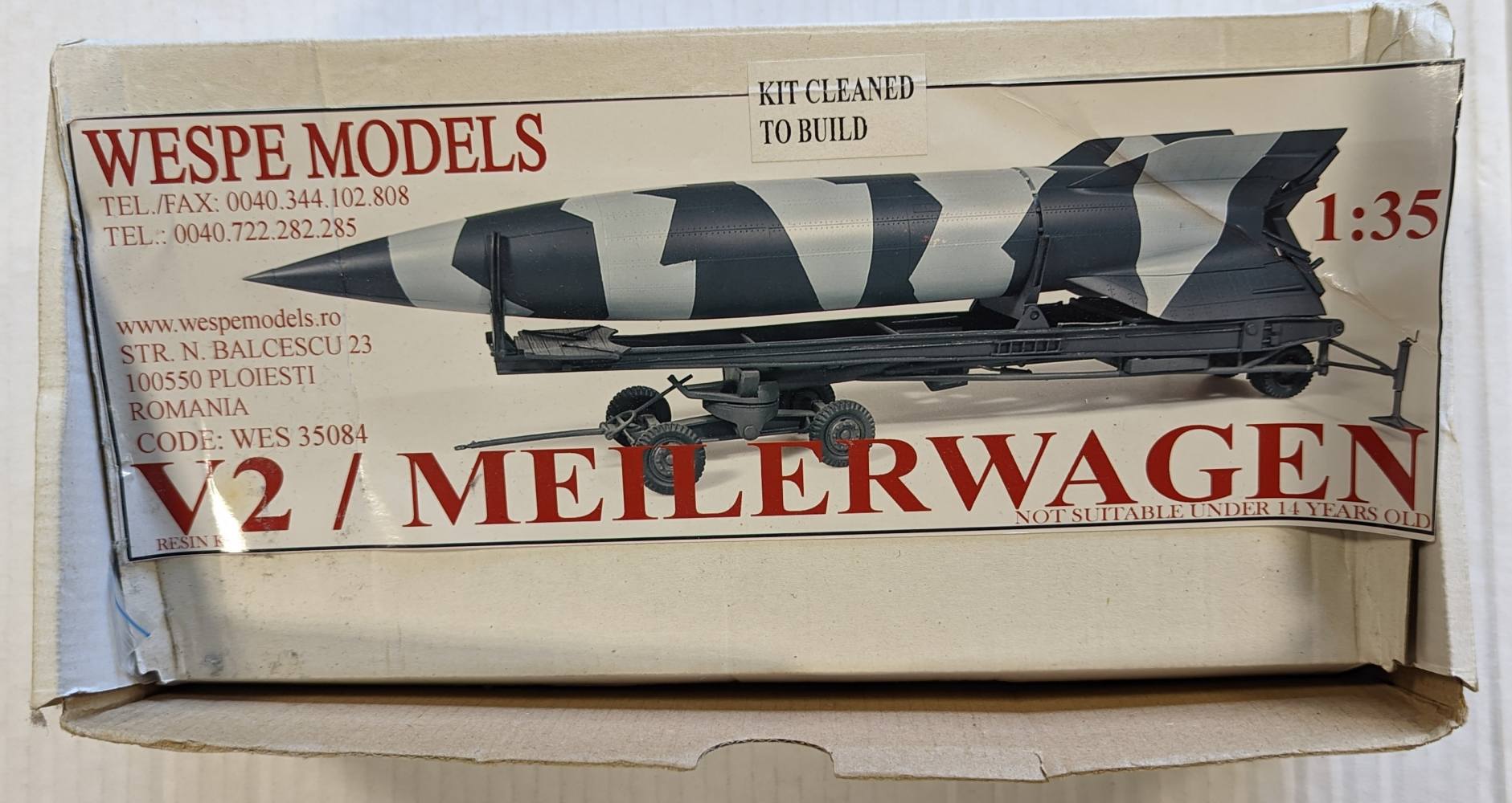 WESPE MODELS 35084 V2 / MEILERWAGEN Military Model Kits