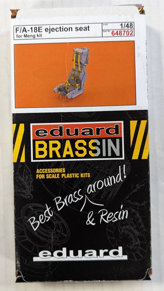 EDUARD 648702 F/A-18E EJECTION SEAT FOR MENG KIT Conversion Sets