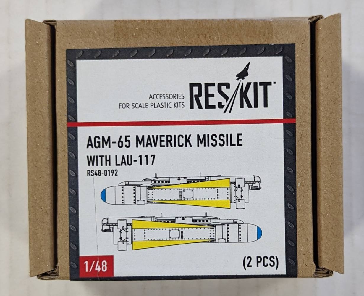 RESKIT 480192 AGM-65 MAVERICK MISSILE WITH LAU-117 Military Model Kits