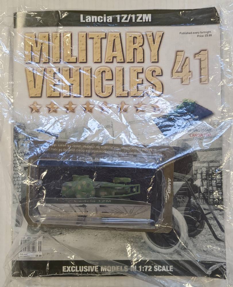 AMER MILITARY VEHICLES ISSUE 41 LANCIA 1ZM 1939 Military-Diecast Model Kits