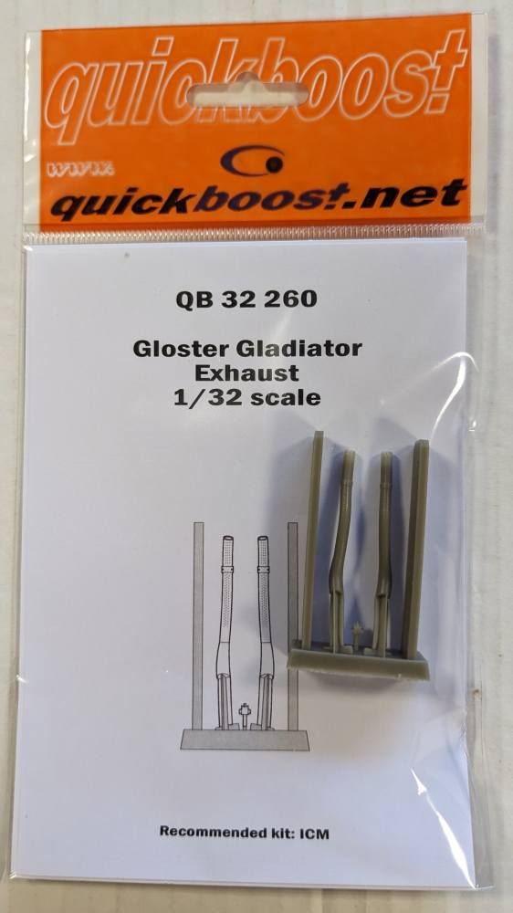 QUICKBOOST.NET 32260 GLOSTER GLADIATOR EXHAUST Conversion Sets