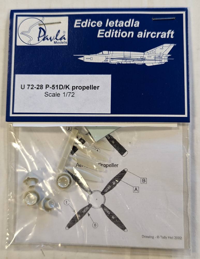 PAVLA 7228 P-51D/K PROPELLOR Conversion Sets