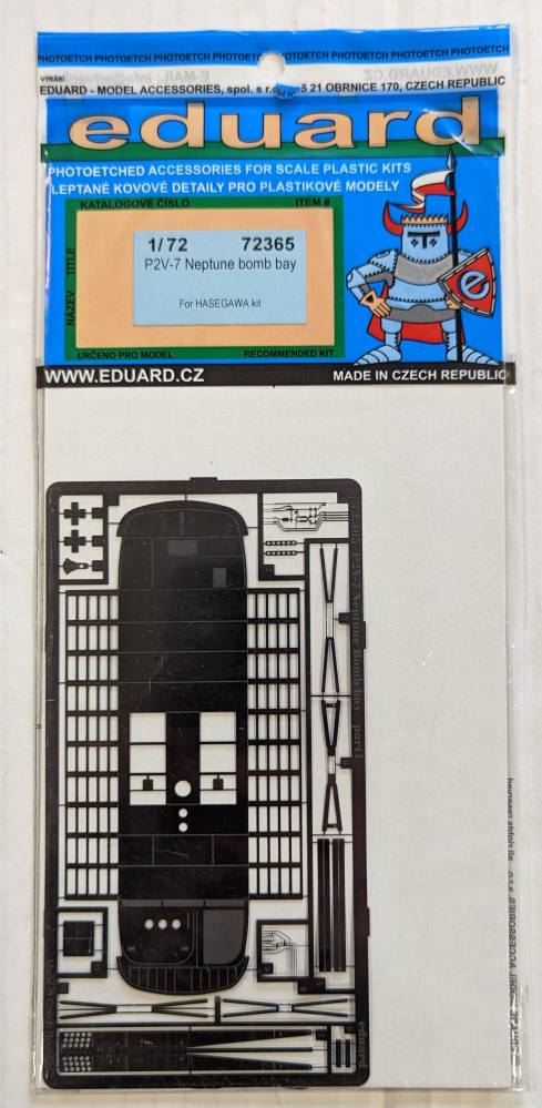 EDUARD 72365 P2V-7 NEPTUNE BOMB BAY FOR HASEGAWA/REVELL Conversion Sets