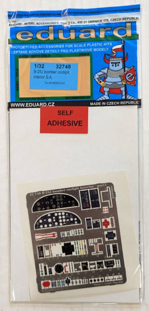 EDUARD 32748 B-25J BOMBER COCKPIT INTERIOR S.A. Conversion Sets