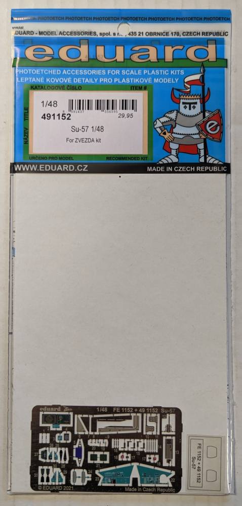EDUARD 491152 SU-57 FOR ZVEZDA KIT Conversion Sets