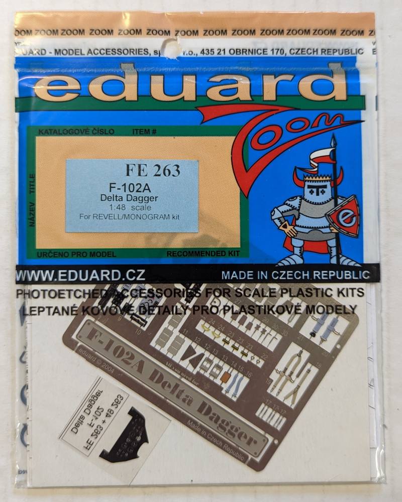EDUARD FE263 F-102A DELTA DAGGER FOR REVELL/MONOGRAM KIT Conversion Sets