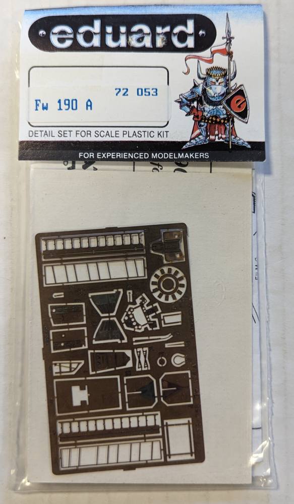 EDUARD 72053 FW190 A DETAIL SET Conversion Sets