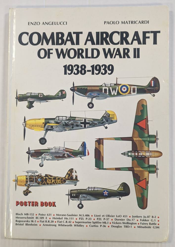 CHEAP BOOKS ZB4560 COMBAT AIRCRAFT OF WORLD WAR II 1938-1939 Books