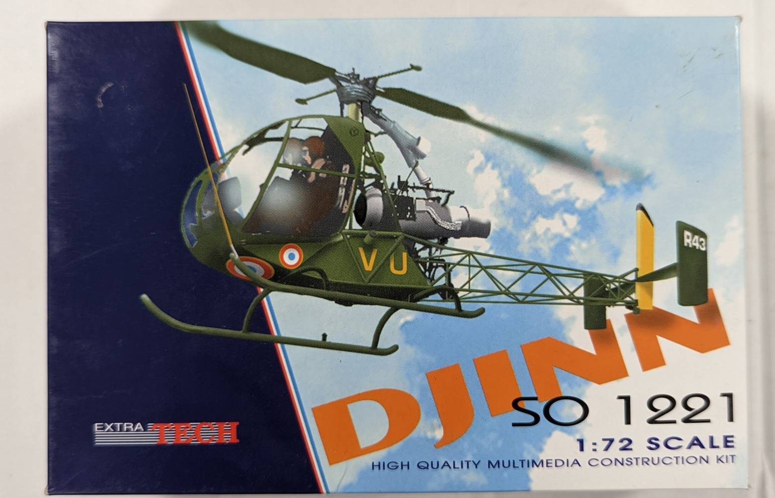 EXTRA TECH 7203 SO 1221 DJINN Aircraft Model Kits