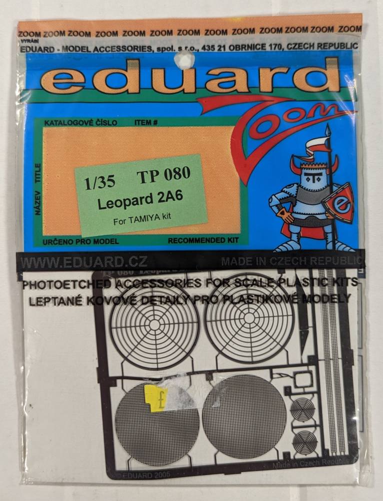 EDUARD TP 080 LEOPARD 2A6 FOR TAMIYA KIT Conversion Sets