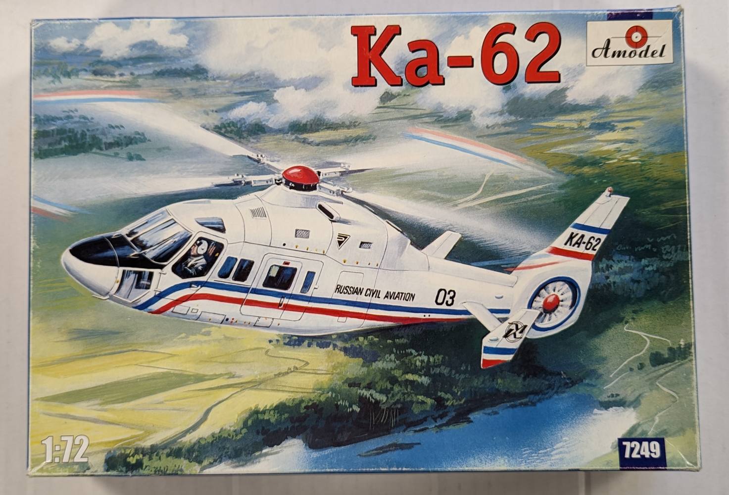 AMODEL 7249 KA-62 Aircraft Model Kits