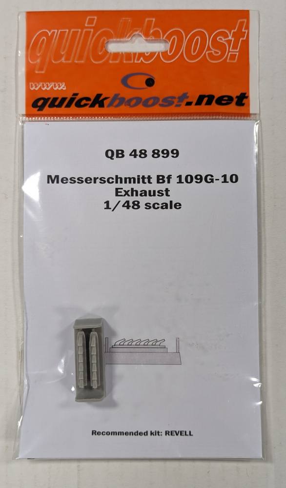 QUICKBOOST.NET 48899 MESSERSCHMITT BF 109G -10 EXHAUST Conversion Sets