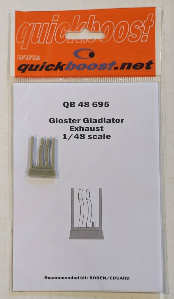 QUICKBOOST.NET 48695 GLOSTER GLADIATOR EXHAUST Conversion Sets