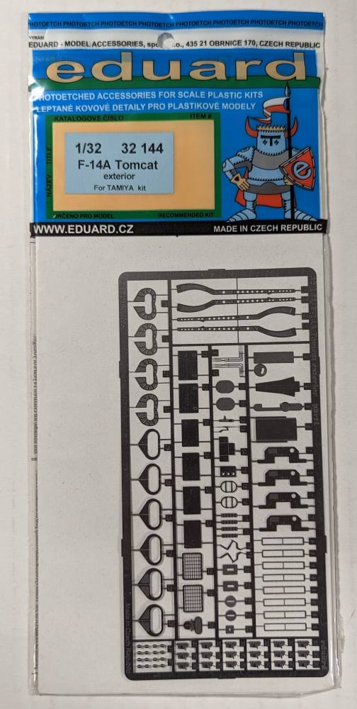 Eduard Accessori In Fotoincisione Per Modello F-14A Tomcat – Set Dettaglio Aereo Scala 1/48 – Fe229