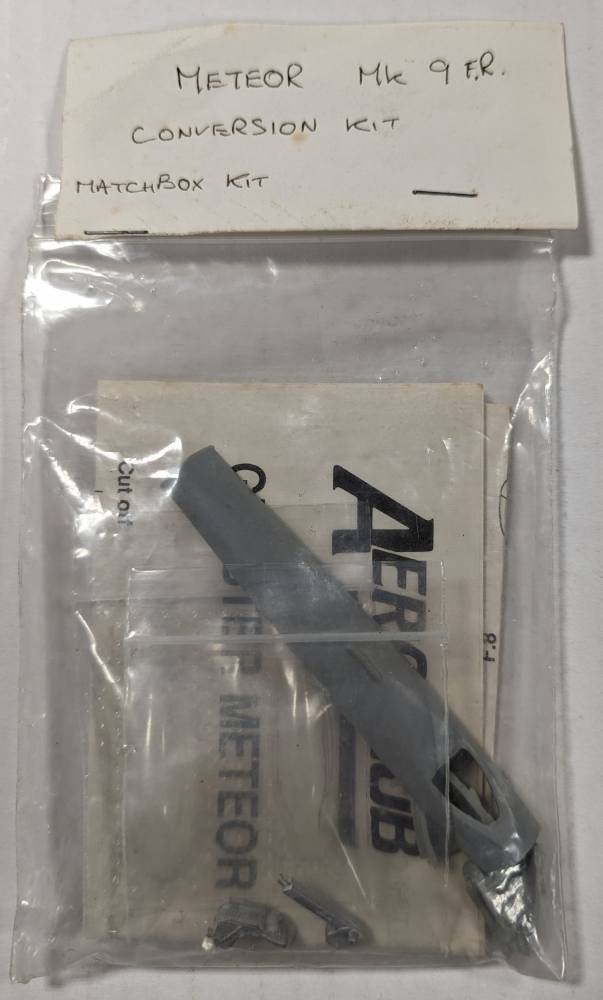AEROCLUB METEOR MK 9FR CONVERSION KIT FOR MATCHBOX KIT Conversion Sets