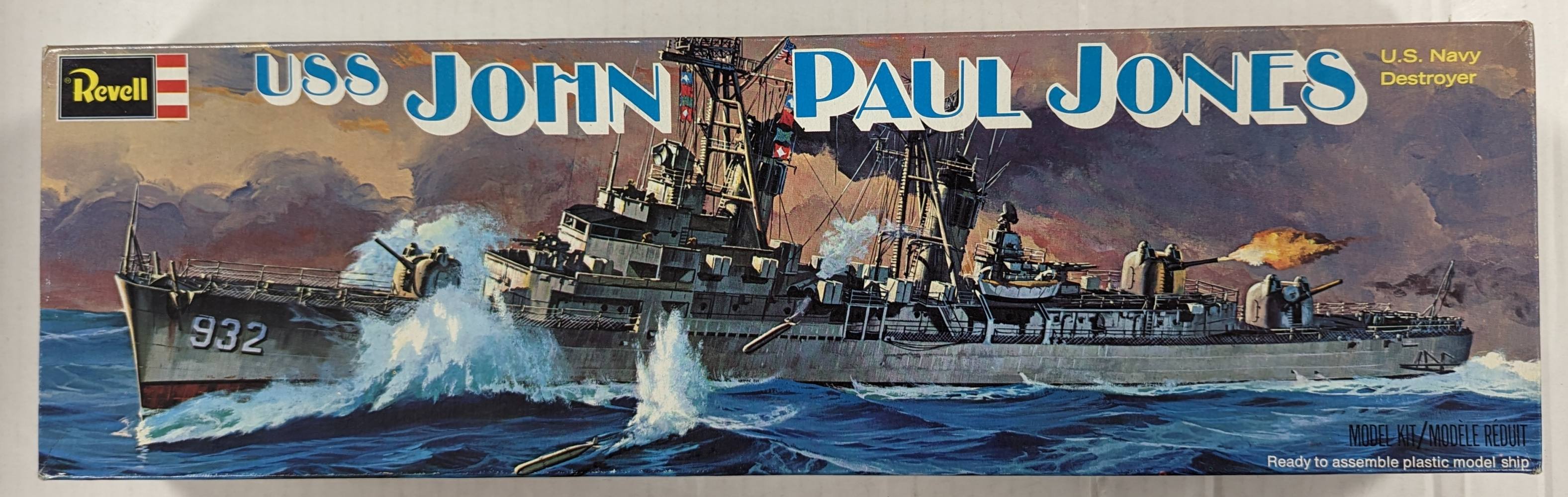 REVELL H309 USS JOHN PAUL JONES Model Ships Kits