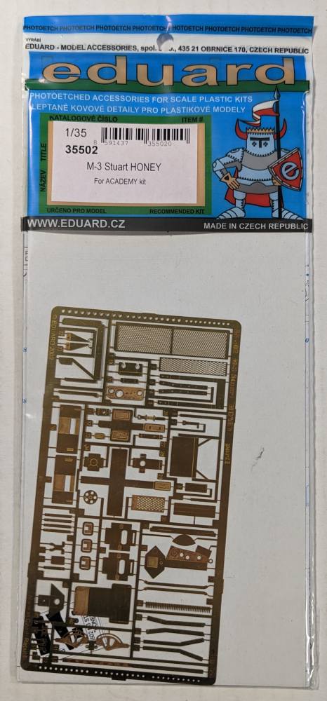 EDUARD 35502 M-3 STUART HONEY FOR ACADEMY KIT Conversion Sets
