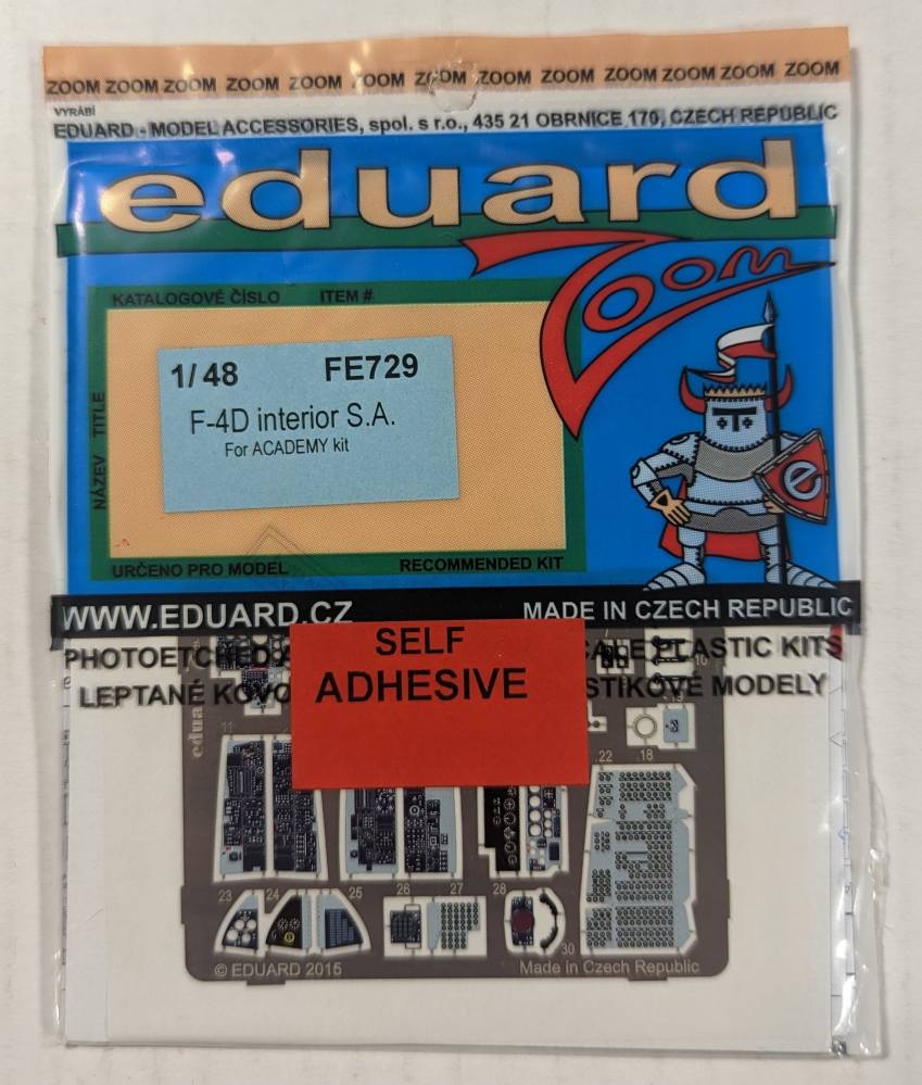 EDUARD FE729 F-4D INTERIOR S.A. Salvage Yard