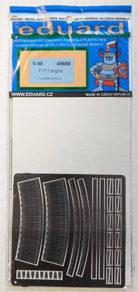 EDUARD 48668 F-111 ENGINE FOR HOBBY BOSS KIT Conversion Sets