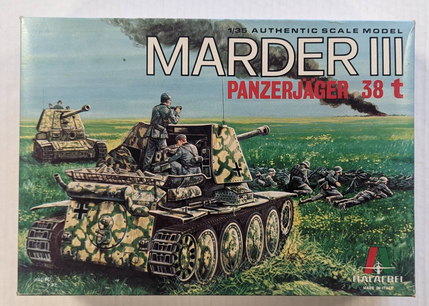 Maquette Italeri 1/35 – Demag With PAK 38 (Ref 6383), Militaire, Neuve