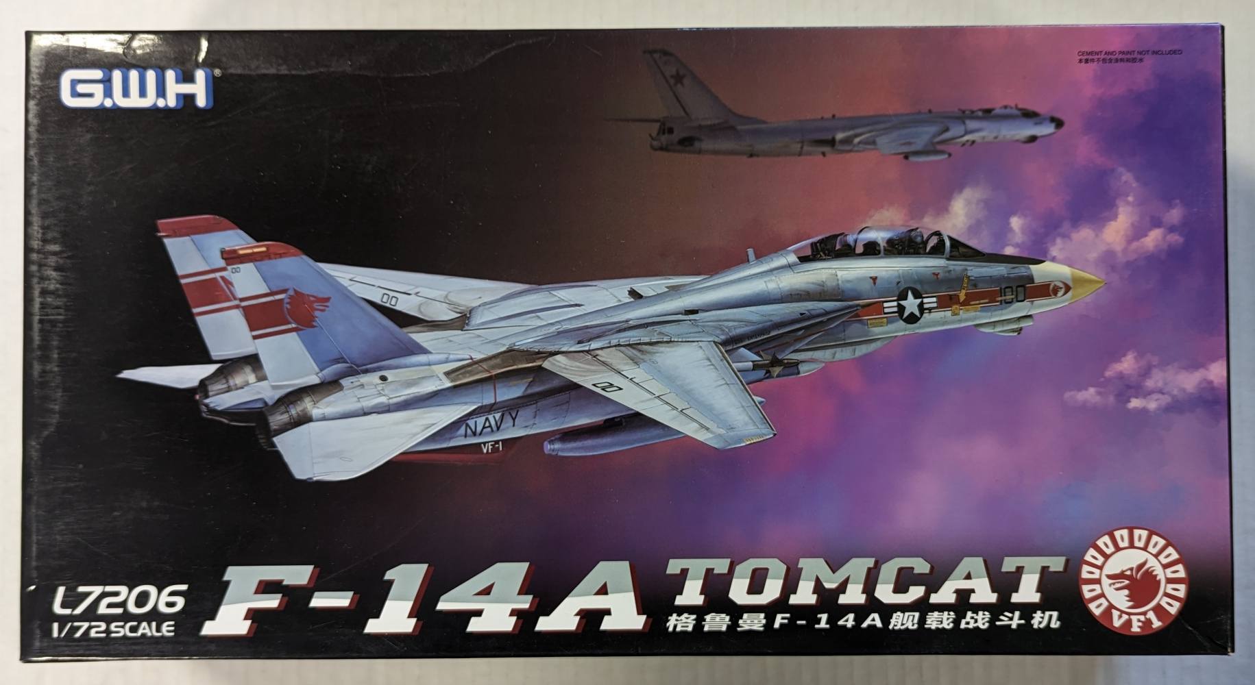 GREATWALL HOBBY 7206 F-14A TOMCAT Aircraft Model Kits