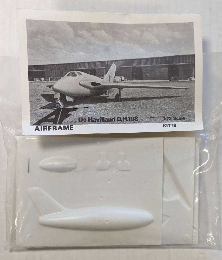 AIRFRAME 18 DE HAVILLAND D.H.108 Aircraft Model Kits