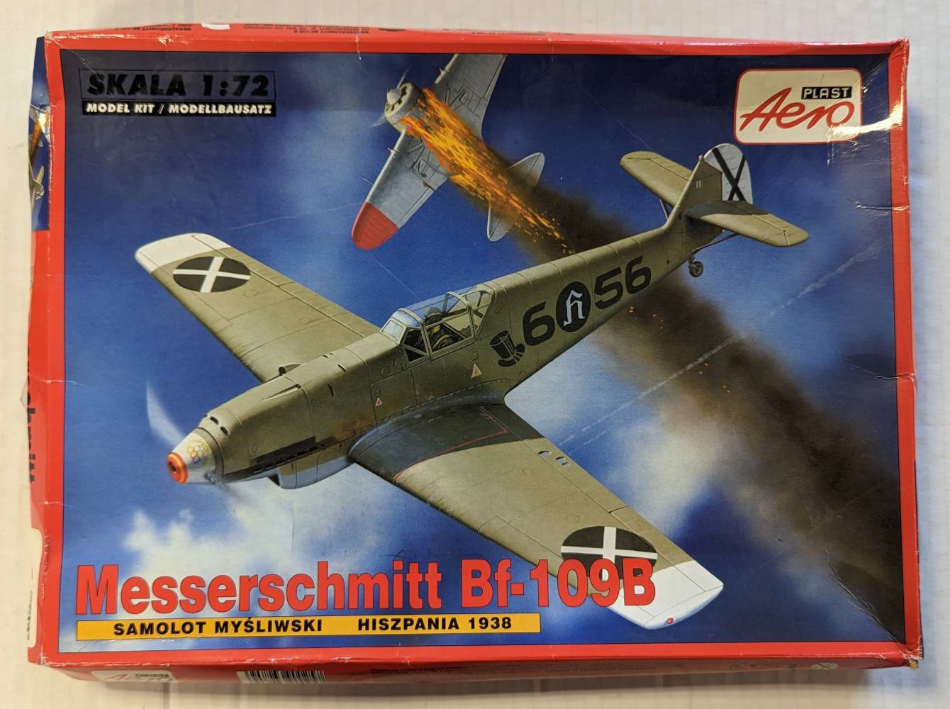 AEROPLAST MESSERSCHMITT BF-109B Aircraft Model Kits
