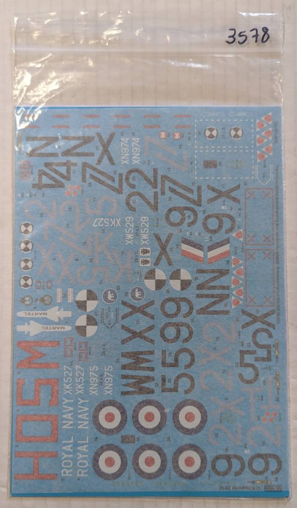 KITS WORLD 3578. 148152 BLACKBURN BUCCANEERS Discount Decals