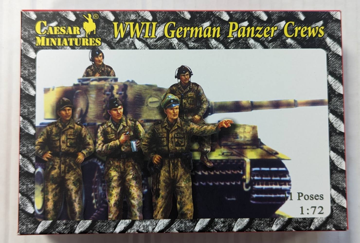 CAESAR MINATURES  HB03 WWII GERMAN PANZER CREWS Model Figures