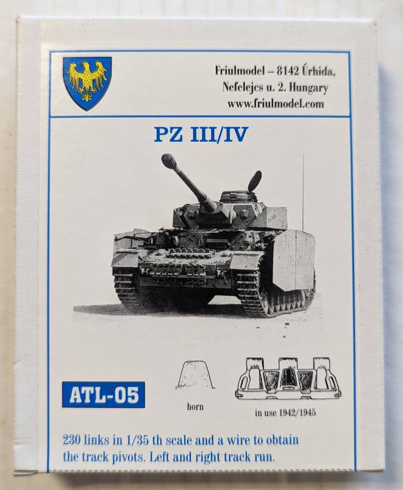 FRIULMODEL ATL-05 PANZERKAMPFWAGEN PZ III/IV Military Model Kits