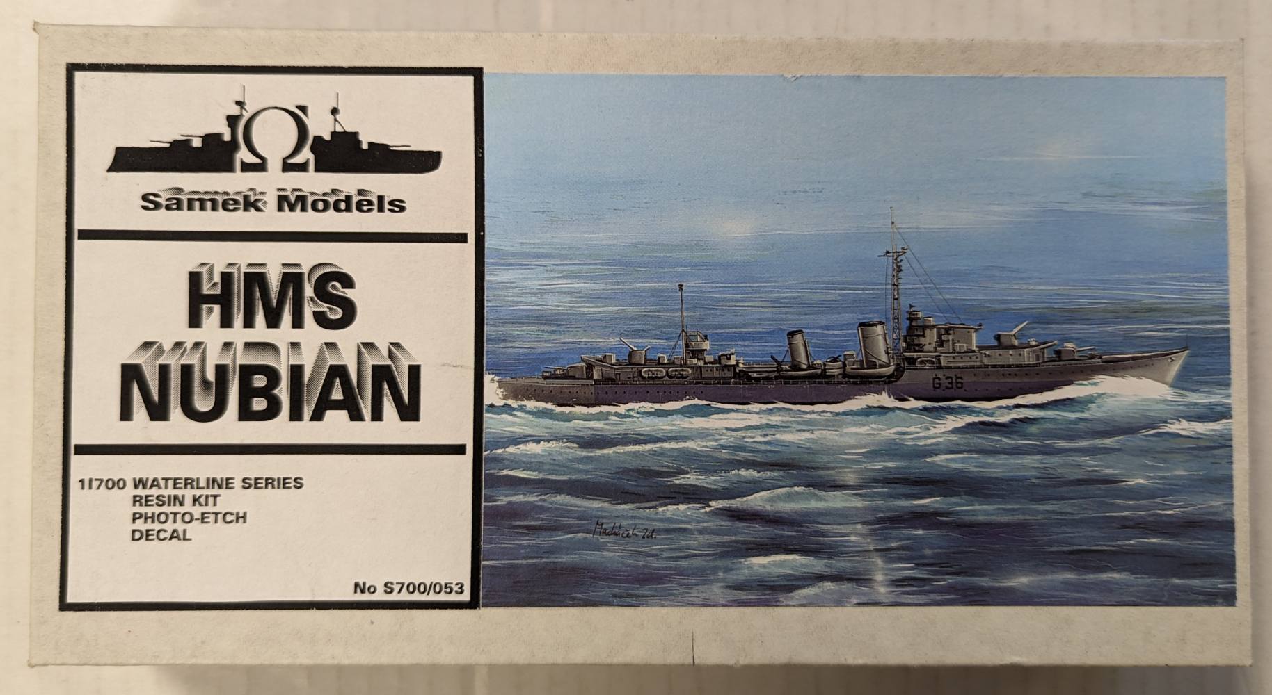 SAMEK HMS NUBIAN Model Ships Kits