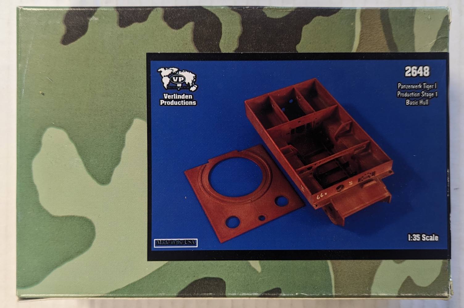 2648 PANZERWERK TIGER 1 PRODUCTION STAGE 1 BASIC HULL