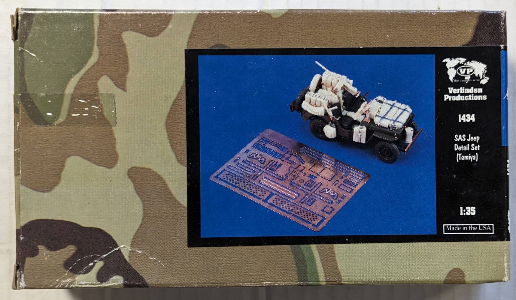 VERLINDEN PRODUCTIONS 1434 SAS JEEP DETAIL SET Conversion Sets