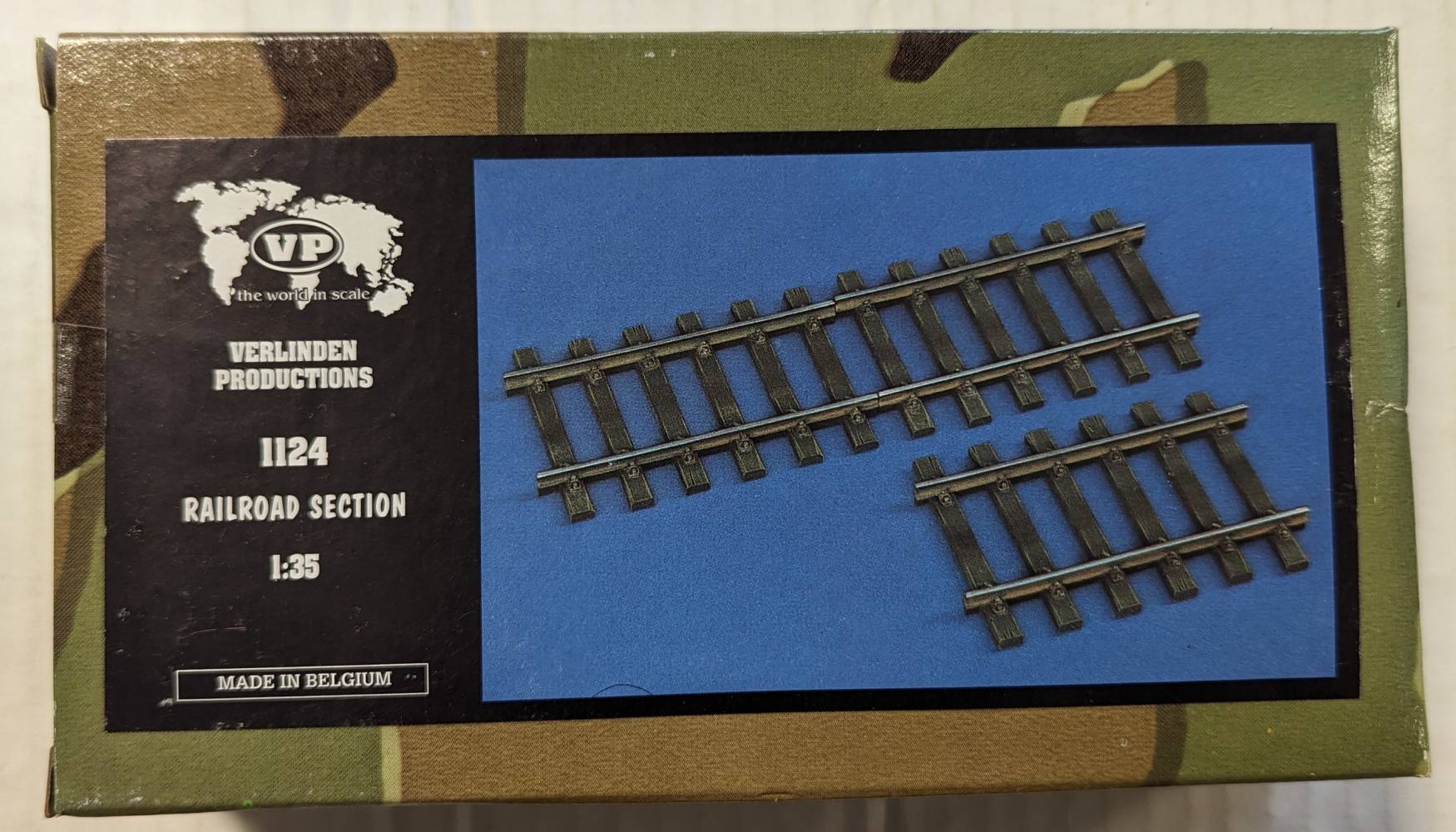 VERLINDEN PRODUCTIONS  1124 RAILROAD SECTION Railway Models Kits