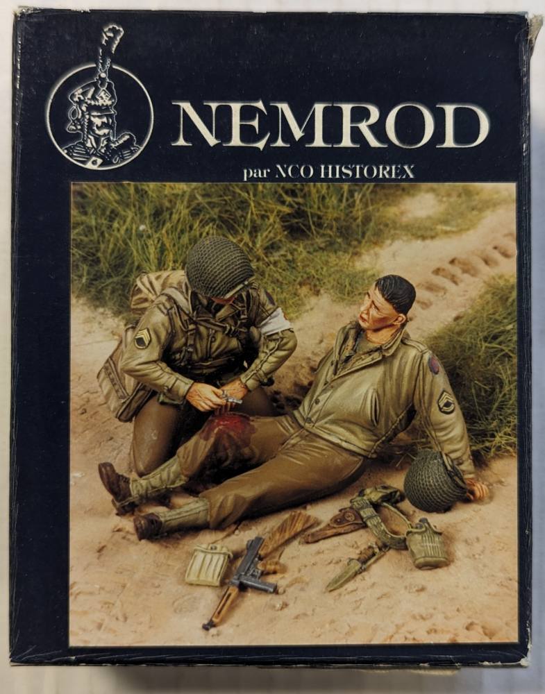 NEMROD 35054 INFIRMIER ET BLESSE DE LA 30E ID US JUIN 44 Model Figures