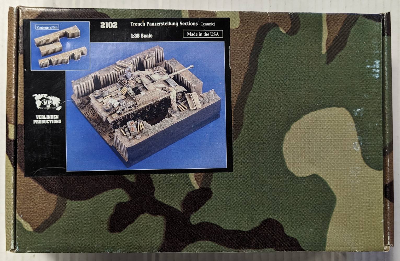 VERLINDEN PRODUCTIONS 2102 TRENCH PANZERSTELLNG SECTIONS Scenery