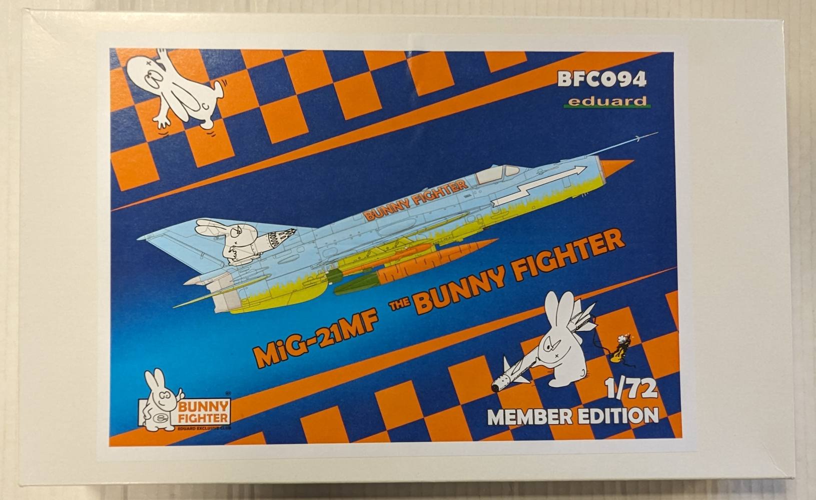 EDUARD 094 MIG-21MF THE BUNNY FIGHTER Aircraft Model Kits