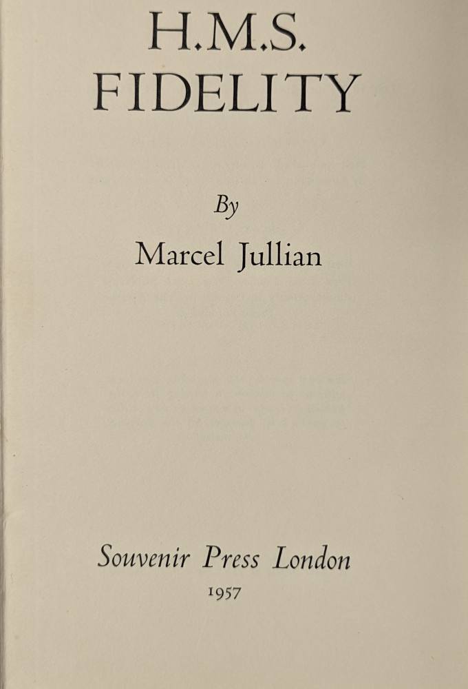 CHEAP BOOKS ZB5167 H.M.S. FIDELITY Books