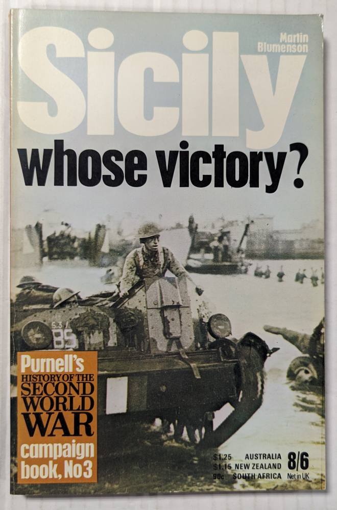 CHEAP BOOKS ZB5165 SICILY WHOSE VICTORY Books