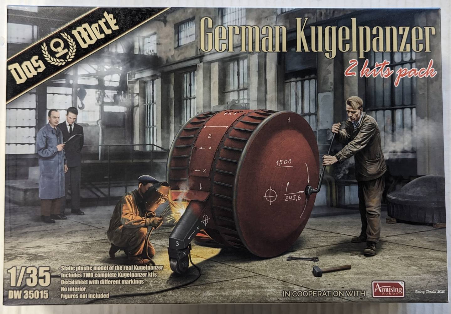 DAS WERK 35015 GERMAN KUGELPANZER Military Model Kits