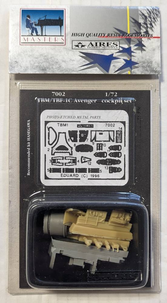 AIRES HOBBY MODELS 7002 TBM/TBF-1C AVENGER COCKPIT SET Aircraft Model Kits
