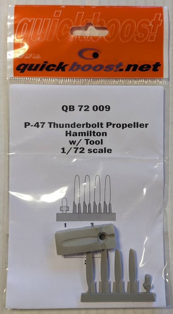 QUICKBOOST.NET 72009 P-47 THUNDERBOLT PROPELLER HAMILTON Conversion Sets