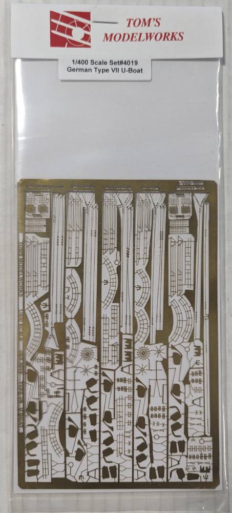 TOMS MODELWORKS 4019 GERMAN TYPE VII U-BOAT DETAIL SET Conversion Sets