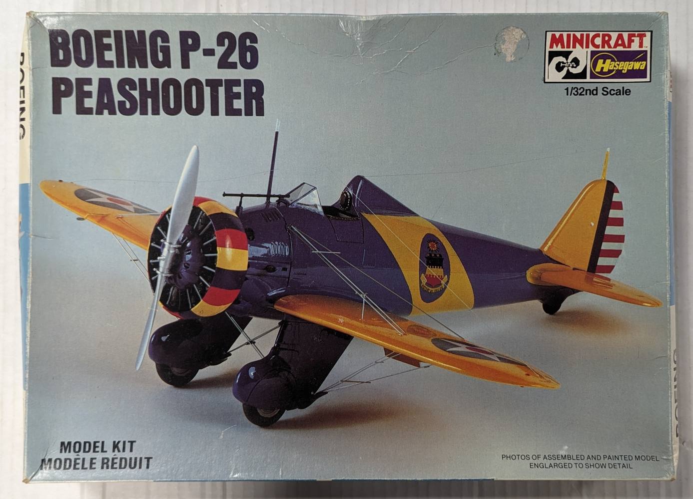 HASEGAWA 1092 BOEING P-26 PEASHOOTER Aircraft Model Kits