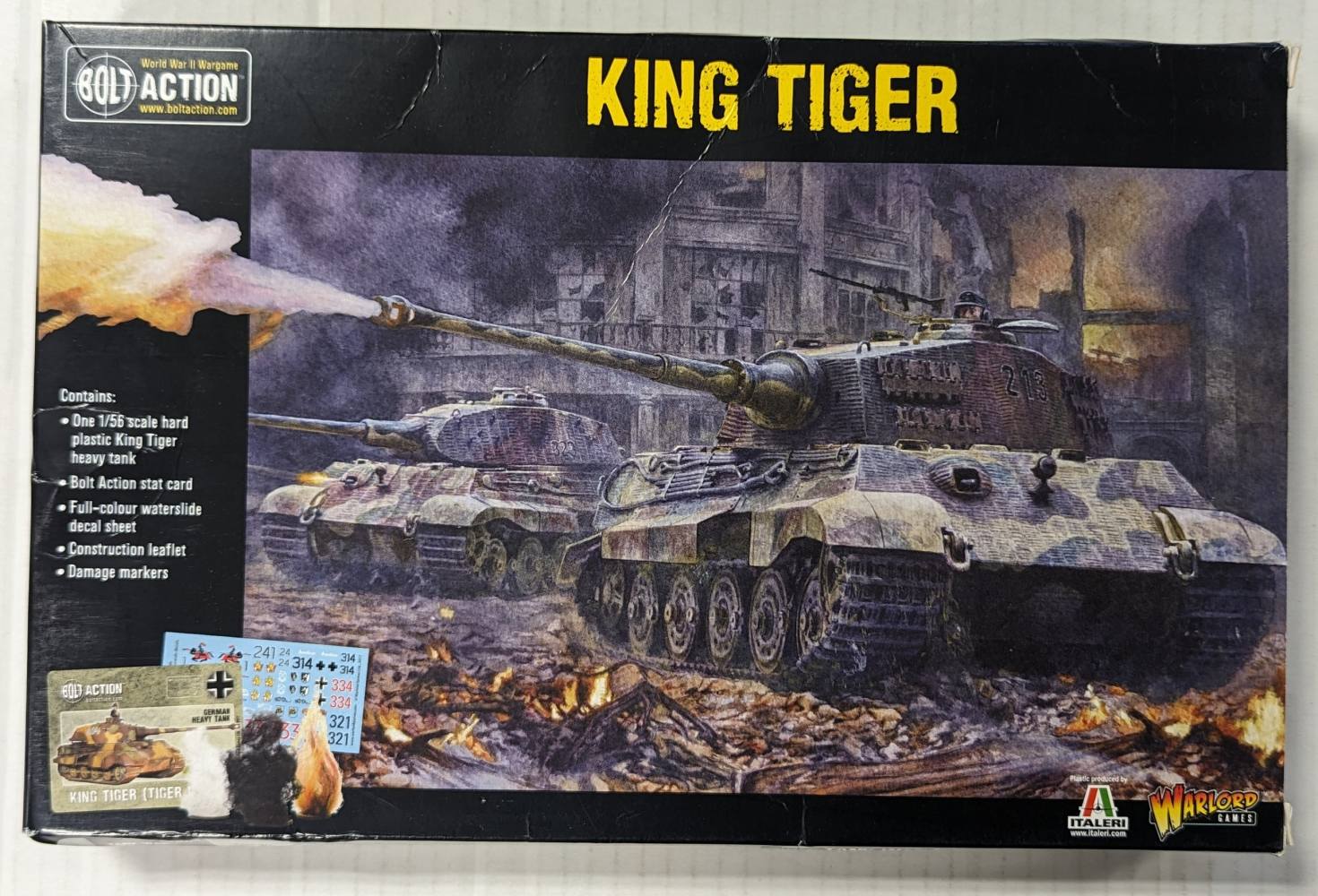 WARLORD 12001 KING TIGER Military Model Kits