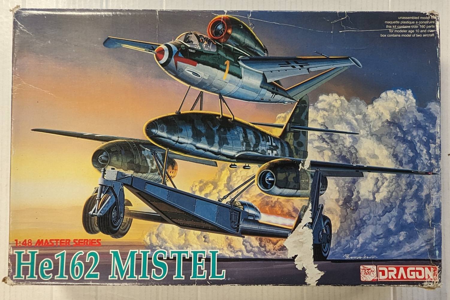 DRAGON 5546 HE162 MISTEL Aircraft Model Kits